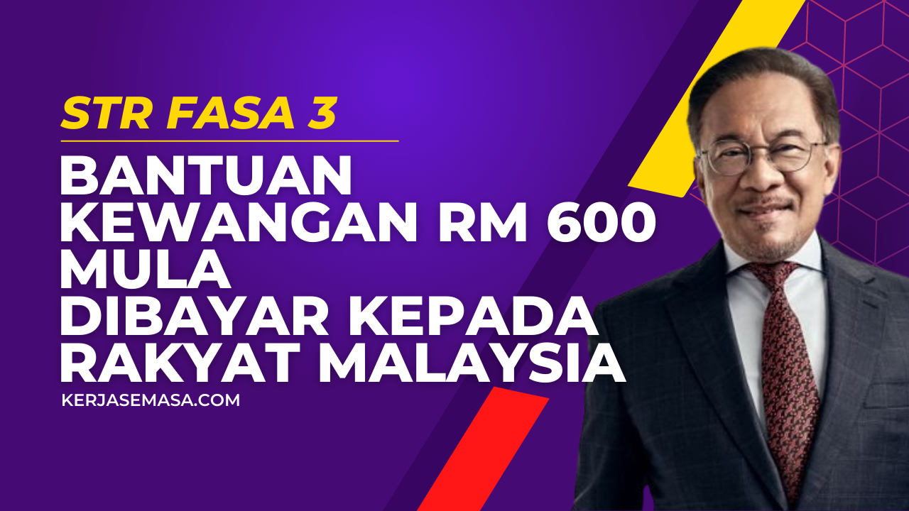 Bantuan Kewangan RM 600 Mula Dibayar Kepada Rakyat Malaysia